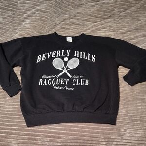 No Boundaries Black Crewneck Sweater